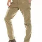 Pantalon coupe cargo Fibreflex® ECARGO BEIGE