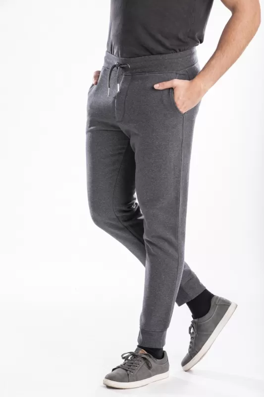 Pantalon de détente élastiqué en molleton gratté KIMEO