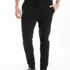 Pantalon style jogging en molleton KING NOIR