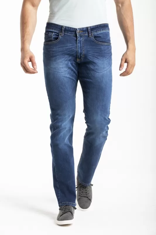 Jeans stretch RL70 Fibreflex® coupe droite confort brossé LUNO