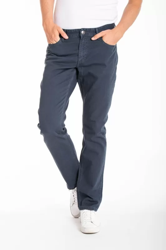 Jeans denim de couleur RL70 coupe confort coton couleur MALACHI