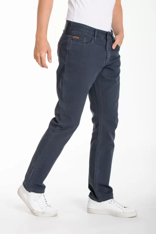 Jeans denim de couleur RL70 coupe confort coton couleur MALACHI