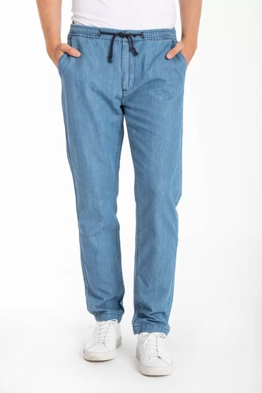 Jean Stretch Femme BIANCA - Taille 48 - Bleu Clair Délavé - Occasion En Très Bon état