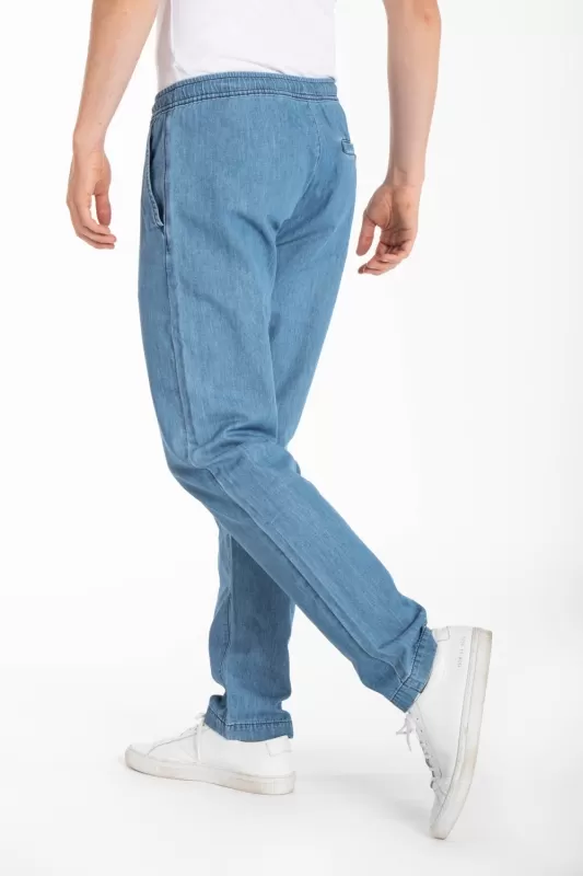 Pantalon denim léger chambray MANLIO