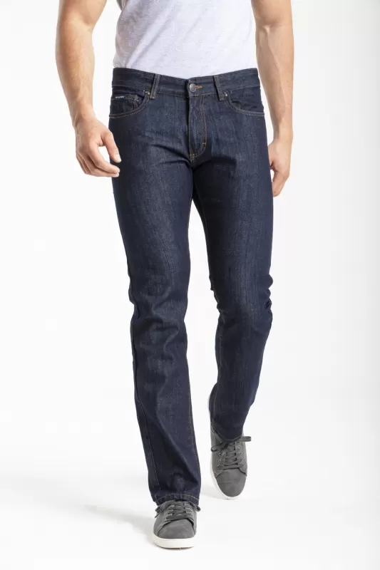 Jeans uomo RL70 vestibilità regular cotone denim lavato