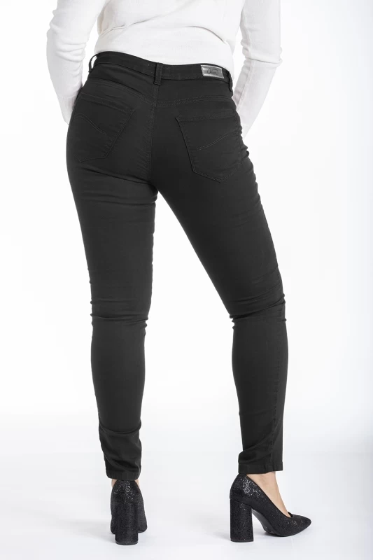 Jeans slim taille haute stretch