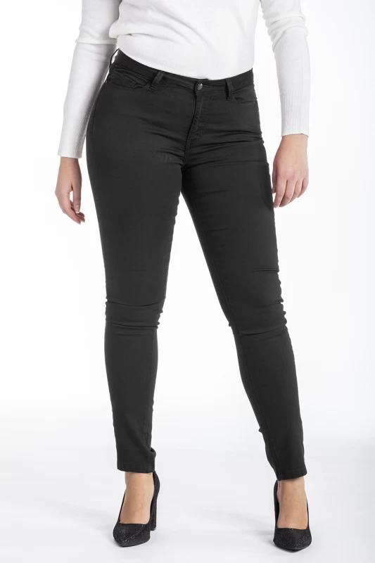 Jeans slim taille haute stretch