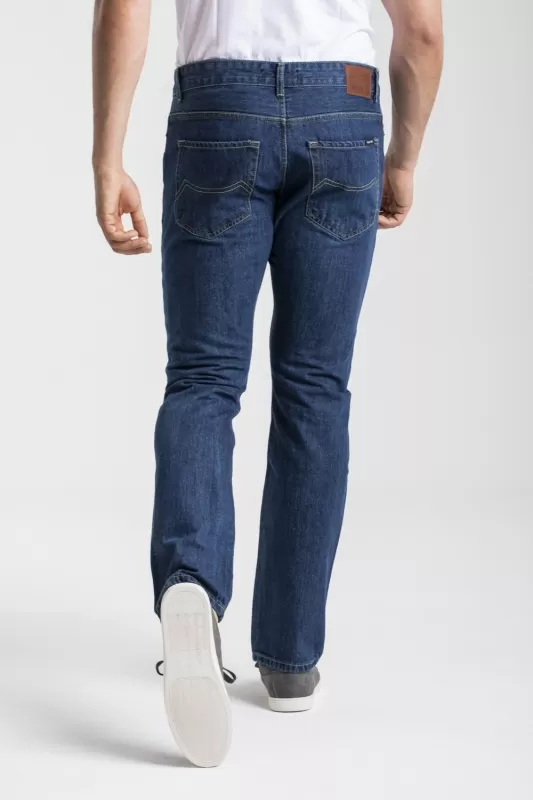 Jeans coupe droite RL70 confort coton stone washed