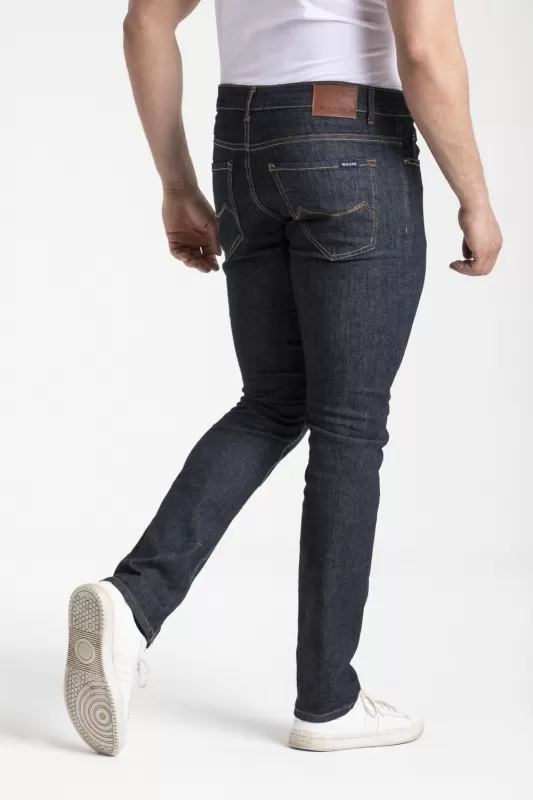 Jeans stretch Fibreflex® RL80 coupe droite ajustée brut