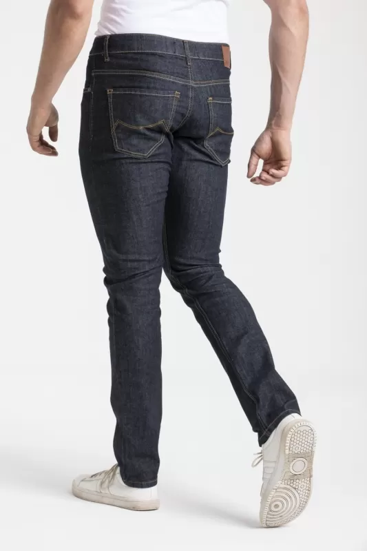 Jeans stretch Fibreflex® RL80 coupe droite ajustée brut