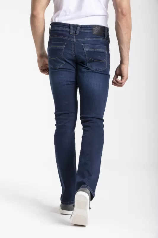 Jeans RL80 stretch Fibreflex® coupe droite ajustée brossé