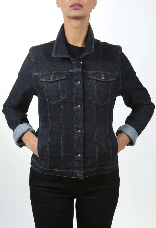 Veste en jeans stretch coupe ajustée ERA