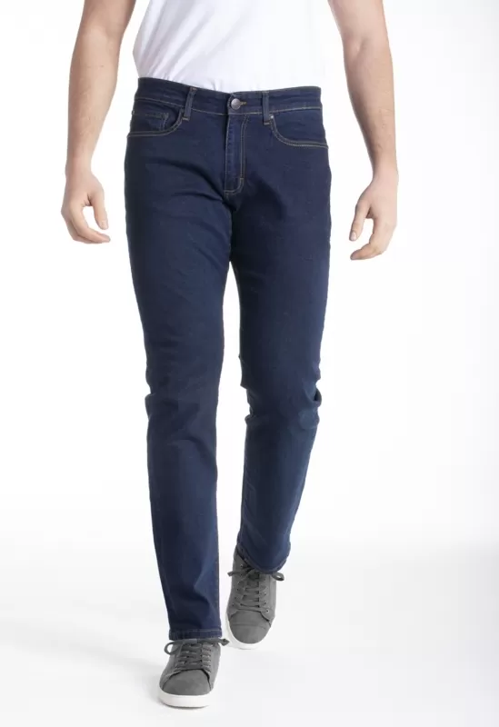 Jeans stretch antigonfiamento grezzo Fibreflex® ANTI1