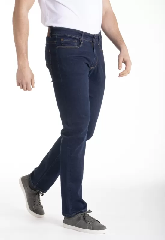 Jeans stretch antigonfiamento grezzo Fibreflex® ANTI1