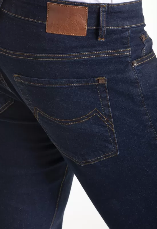 Jeans stretch antigonfiamento grezzo Fibreflex® ANTI1