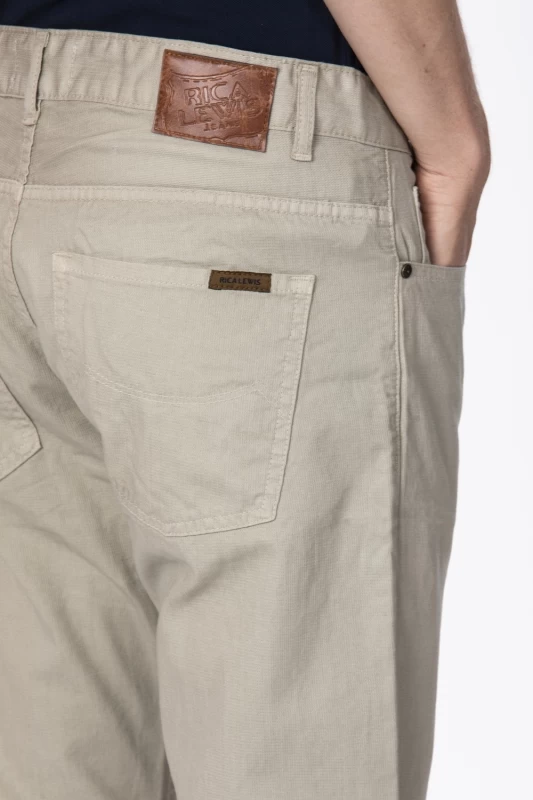 Jeans RL70 coupe droite confort coton dobby piqué léger AMAL