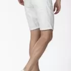 Bermuda in denim leggero bianco vestibilità morbida AMIR