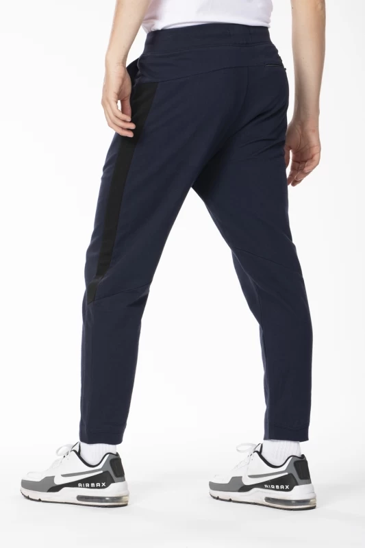 Pantalon de détente coton avec bande sur les côtés ASWIN