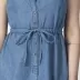 Robe sans manches chambray bleached EGLE