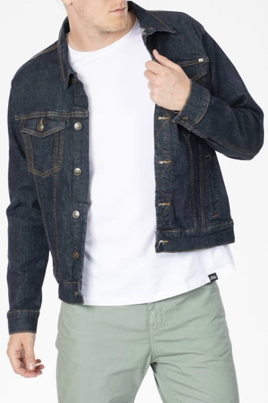 Veste en jeans stretch coupe ajustée FRAK