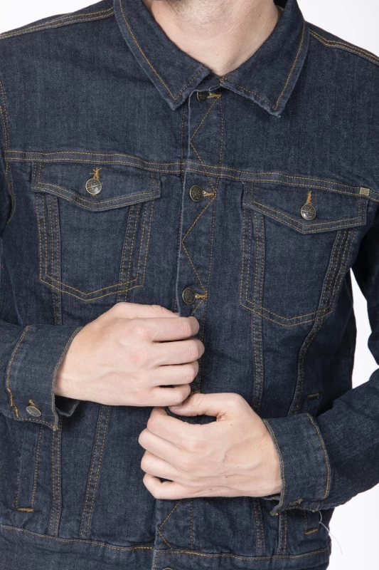 Veste en jeans stretch coupe ajustée FRAK