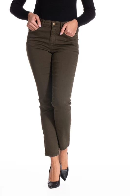 Pantalon slim push-up CAPIRAZ MARRON