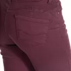 Pantalon slim push-up CAPIRAZ BORDEAUX