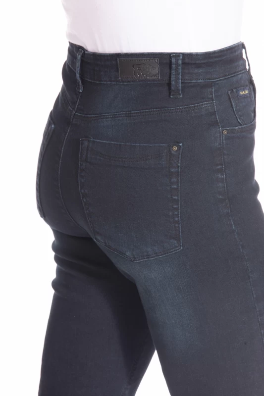 Jeans bootcut ZAIRA in denim stretch blu scuro