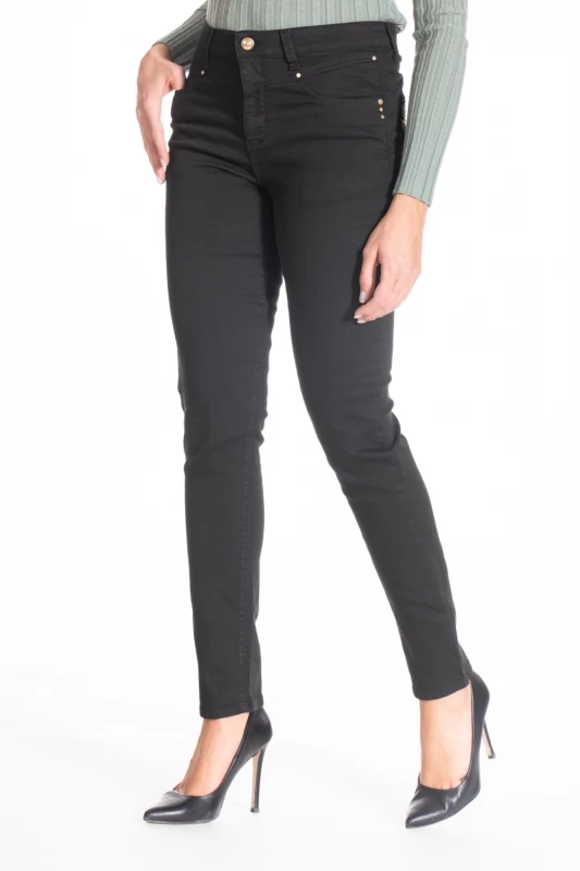Pantalon Miss Sixty Blanc - Taille 34 - Poches Arrière Zippées - Occasion Très Bon état