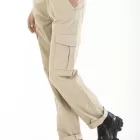 Pantalon stretch coupe cargo BABE