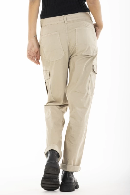 Pantalon stretch coupe cargo BABE