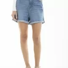 Short en jeans taille haute BARB 