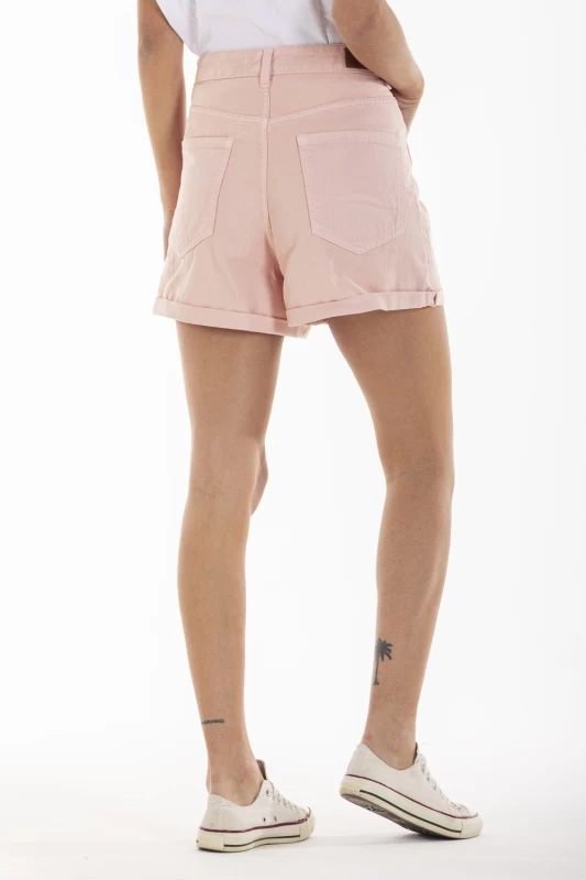 Short en jeans taille haute BREE ROSE
