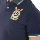 Polo in cotone piquet CALLUM BLU