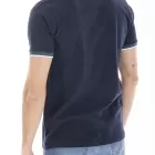 Polo in cotone piquet CALLUM BLU