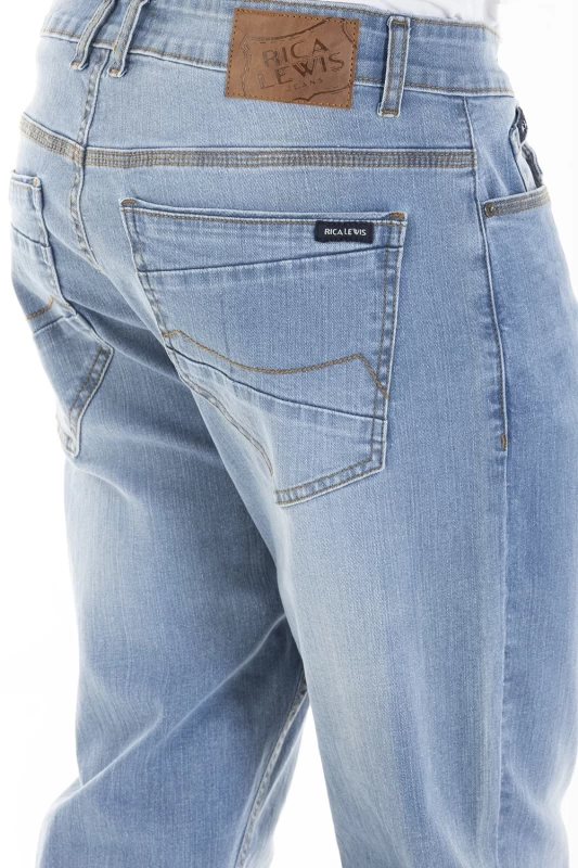 Jeans stretch RL70 Fibreflex® coupe droite tendance denim bleached CARLO