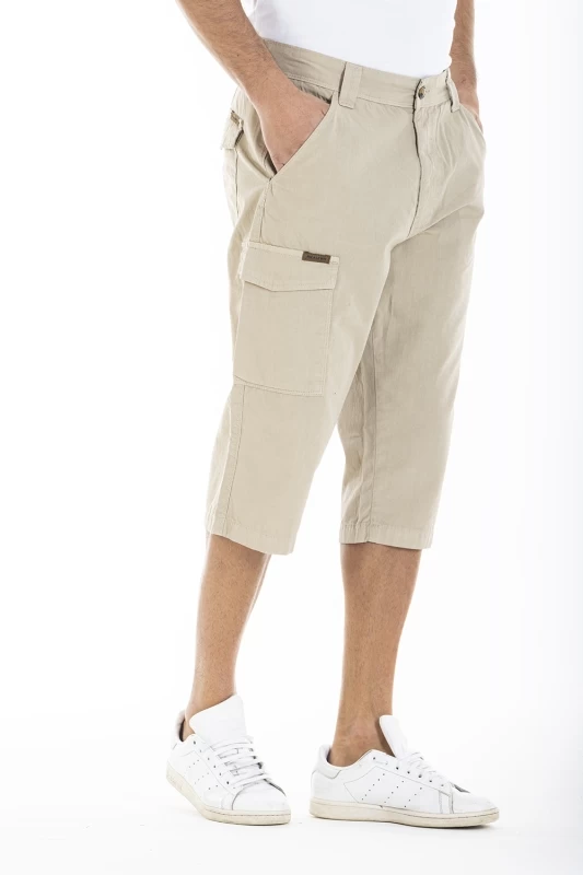 Pantacourt coupe carpenter CEDRIC BEIGE