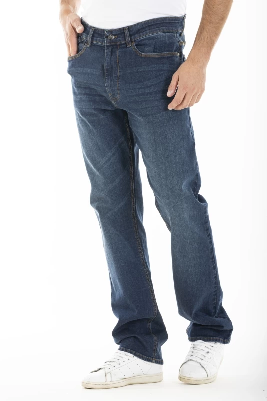 Jeans stretch RL70 Fibreflex® coupe droite tendance denim used CESARE