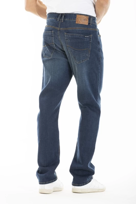 Jeans stretch RL70 Fibreflex® coupe droite tendance denim used CESARE