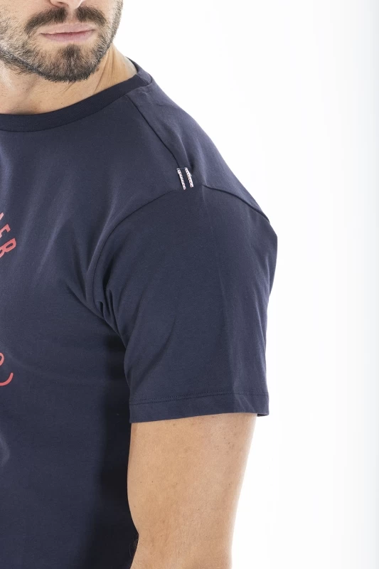 T-shirt in cotone con stampa CRI