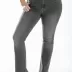Jeans coupe bootcut denim stretch gris OBBO4