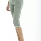 Pantacourt coupe slim POEMY VERT