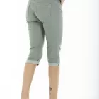 Pantacourt coupe slim POEMY VERT