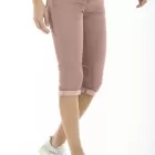 Pantacourt coupe slim POEMY ROSE
