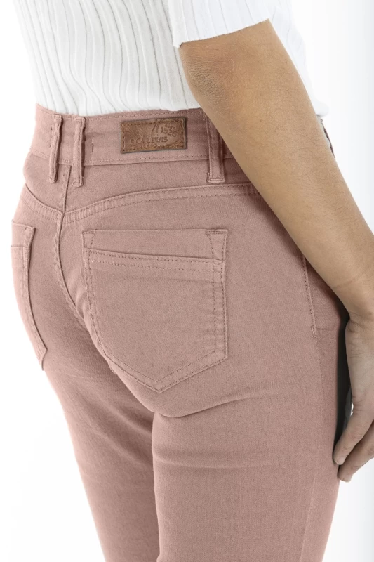 Pantacourt coupe slim POEMY ROSE