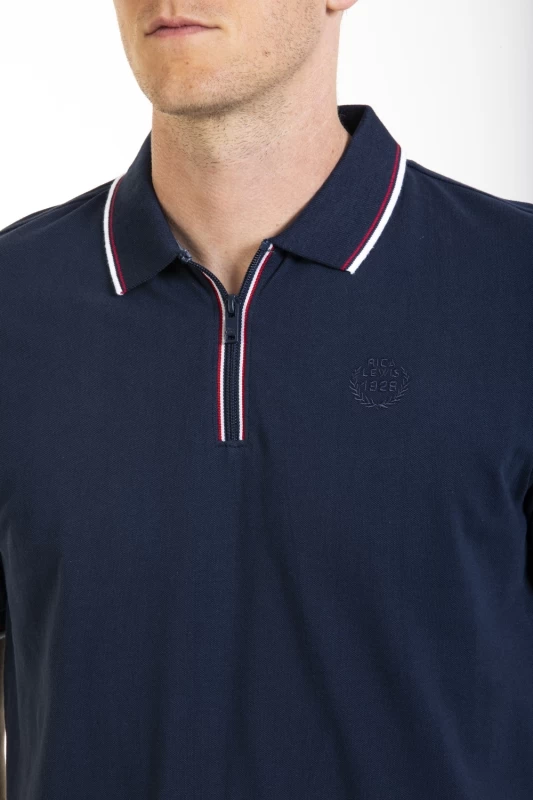 Polo con collo con cerniera FLOYD