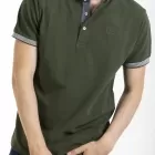 Mao style neck polo shirt FULVIO