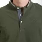 Mao style neck polo shirt FULVIO