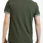 Mao style neck polo shirt FULVIO