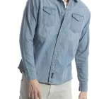 Camicia in denim western fit FURIO